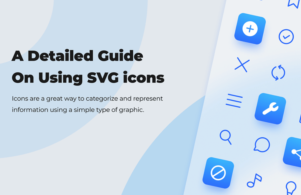 svg icons in web design