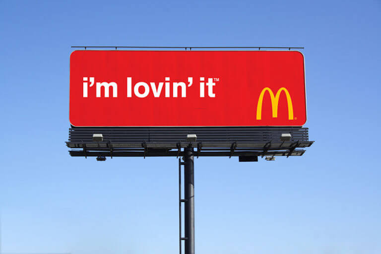 mcdonalds example of minimalism in advertising